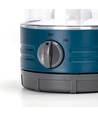 Outlet: LED Campinglampe Blå med Krog - 4xAA Batterier