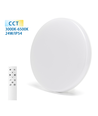 Outlet: Fugtbestandig LED Loftslampe 24W CCT med Fjernbetjening - IP54