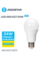 LED A5 A60 E27 24W 3000K