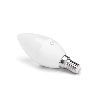 Outlet: LED A5 C37 E14 10W 3000K - Dobbelt Pakke