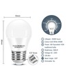 LED A5 G45 - Stor Spredning - E27, 6W, 6500K