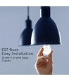 LED A5 G45 - E27 7W, 6500K, Stor Spredning