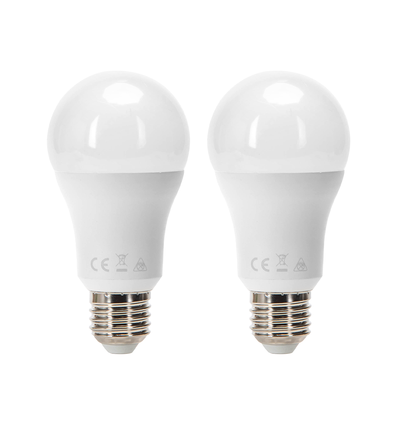 LED A5 A60 E27 19W 3000K - Dobbelt Pakke