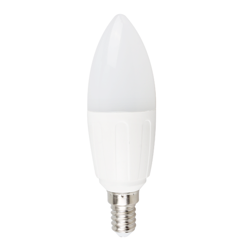 Aigostar LED-lampe, A5 C37 - 9W, E14 fatning, 3000K, Varmt Hvidt Lys, Sæt med 5 stykker