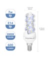 LED Spiral B5, 7W, E14, 3000K