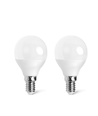 LED A5 G45 - Stor Spredning - E14 7W 6500K - Dobbelt-pakke