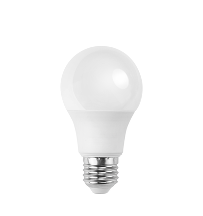 Aigostar LED-lampe, A60 - 9W, E27 fatning, Neutral hvid, 4000K, 765lm, Sæt med 5 stykker, Hvid