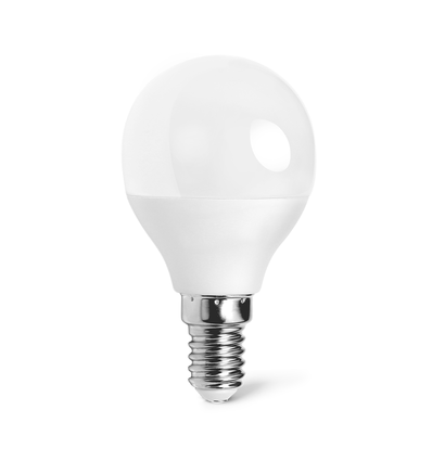 Aigostar LED-lampe A5 G45 4W, E14 fatning - 4000K, 340lm, Erstatter 31W, Sæt med 5 stk.