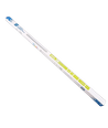 LED T8 15W 0.9m 4000K Halv-Aluminium Plastik - Højt Lumen 120lm/W