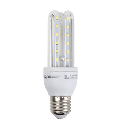 LED B5-T3 3U 9W E27 6500K 5-pak