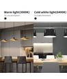 Matteret glas LED Pære E27 12W - 6500K 5 stk. Stor spredning