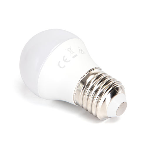 LED A5 G45 med Stor Spredning - E27, 4.9W, 3000K - 10 stk.