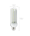 Outlet: LED B5 T3 4U 15W E27 3000K - Kraft Æske - 5 Stk