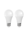 LED A5 A60 - Stor Spredning E27 12W 6500K - Dobbelt Pakke