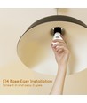 Outlet: LED A5 G45 - Stor Spredning - E14 9W 3000K