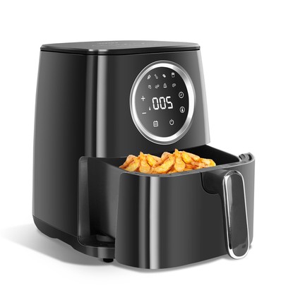 Odin airfryer Elektronisk 1400W 4,2L med Bakke - Sort