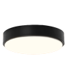 LED Loftlampe 12W 3000K - Sort Kant / Påbygning