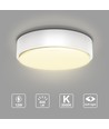 Outlet: 12W LED Loftslys 3000K - Hvid Kant - Påbygning