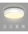 Outlet: LED Loftlampe 20W 3000K Hvid Kant - Påbygning