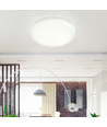 Outlet: LED Loftlampe 12W - 4000K - Hvidt Cover - Påbygningsmodel