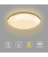 Diamant 12W LED Loftlys med Stjerneeffekt - 3000K Påbygningsmodel