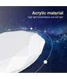 Diamant 12W LED Loftlys med Stjerneeffekt - 3000K Påbygningsmodel