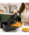 8L Air Fryer AF6000 - LED-Display og vindue til maden