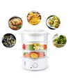 FitFoodie Mad Steamer 800W - Hvid, Plast