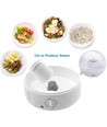 FitFoodie Mad Steamer 800W - Hvid, Plast