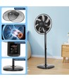 16" 7-Blade Floor Fan with Remote - 55W Cool