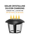 LED Solcellelampe spyd - 0,06W, 6500K