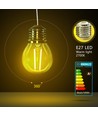 LED Filament pære G45 E27 4W 2700K Klar