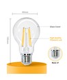 LED Filament pære A60 E27 - 4W, 2700K, Klar