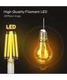 LED-Filament pære A60 E27 6W - 2700K - Klar