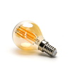 LED Filament pære G45 E14 4W 2200K Amber