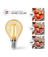 LED Filament pære G45 E14 4W 2200K Amber