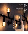 LED Filament pære G45 E27 4W 2200K Amber