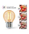 LED Filament pære G45 E27 4W 2200K Amber