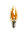 LED Filament pære C35 E14 - 4W, 2200K, Amber