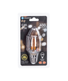 LED Filament pære C35 E14 - 4W, 2200K, Amber