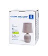 Keramik Bordlampe E14 - Lysgrå, 01